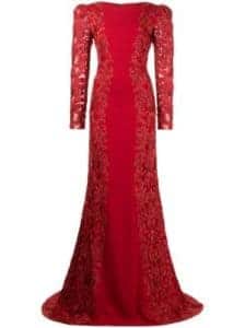 فستان سهرة أحمر