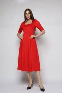 فستان سواريه ستان احمر