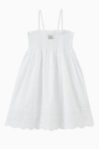 فستان أبيض للاطفال