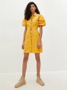 فستان سواريه أصفر