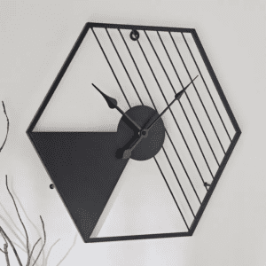 ساعة حائط معدنية هندسية من سونيت